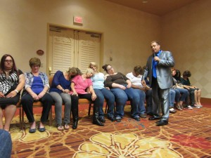 pet sitters are hypnotized at show