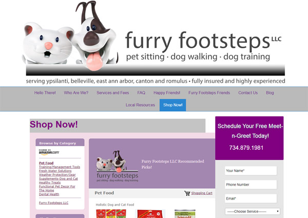 Furry Footsteps screenshot