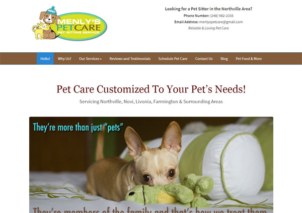 Menlys Pet Care screenshot