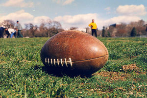 football on the field