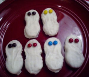 scary ghost cookies