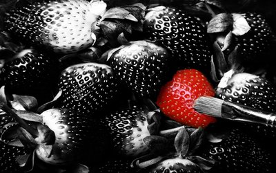 red strawberry image