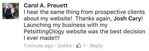 Another happy petsittingology client review